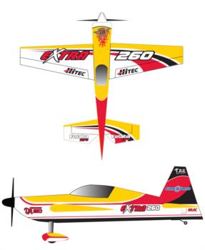 Pilot Extra 260 - Yellow 1 Graphic Package